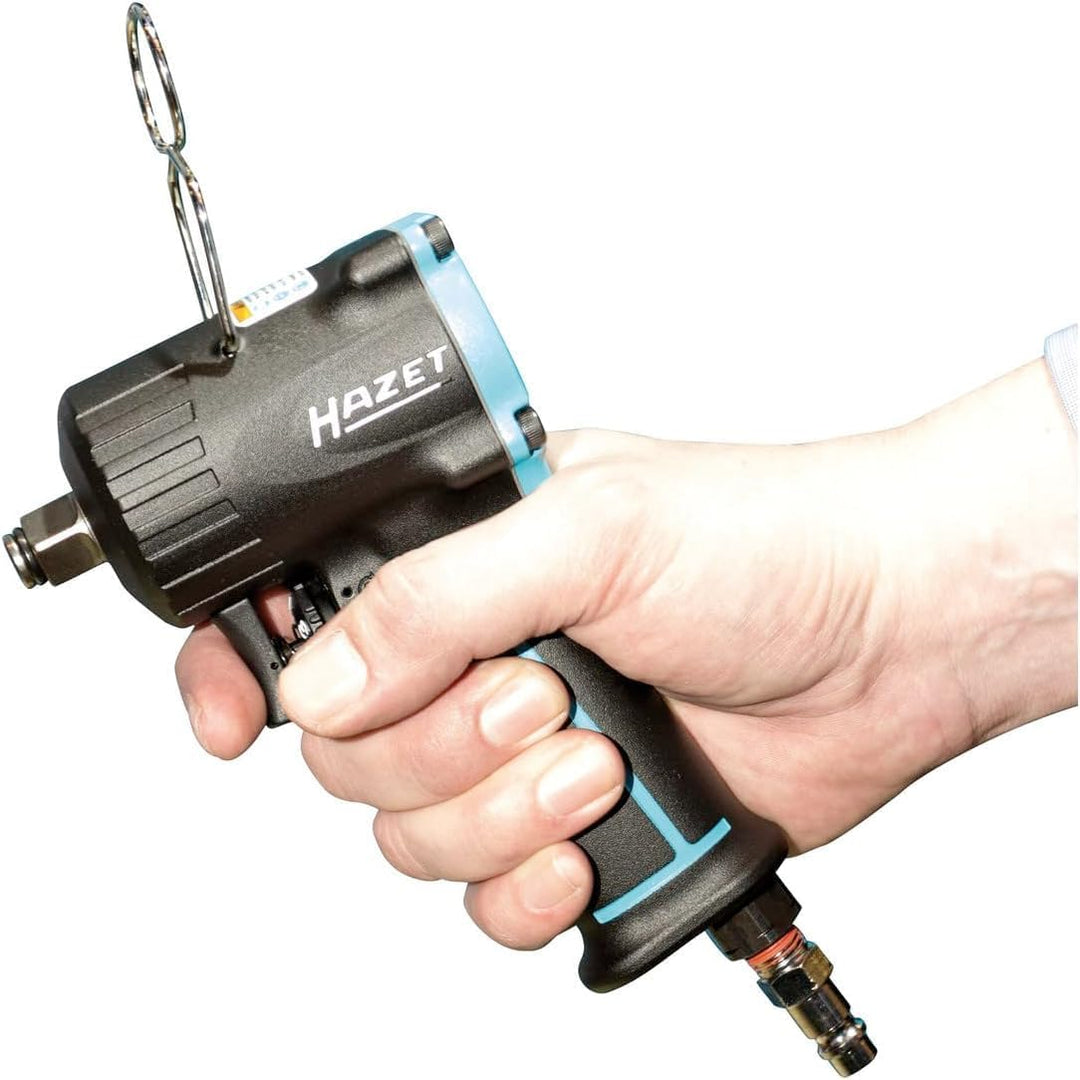 HAZET Druckluft- Schlagschrauber 9011M I Max. Lösemoment 461 Nm I Vierkant 10 mm (3/8 Zoll) I vibrat