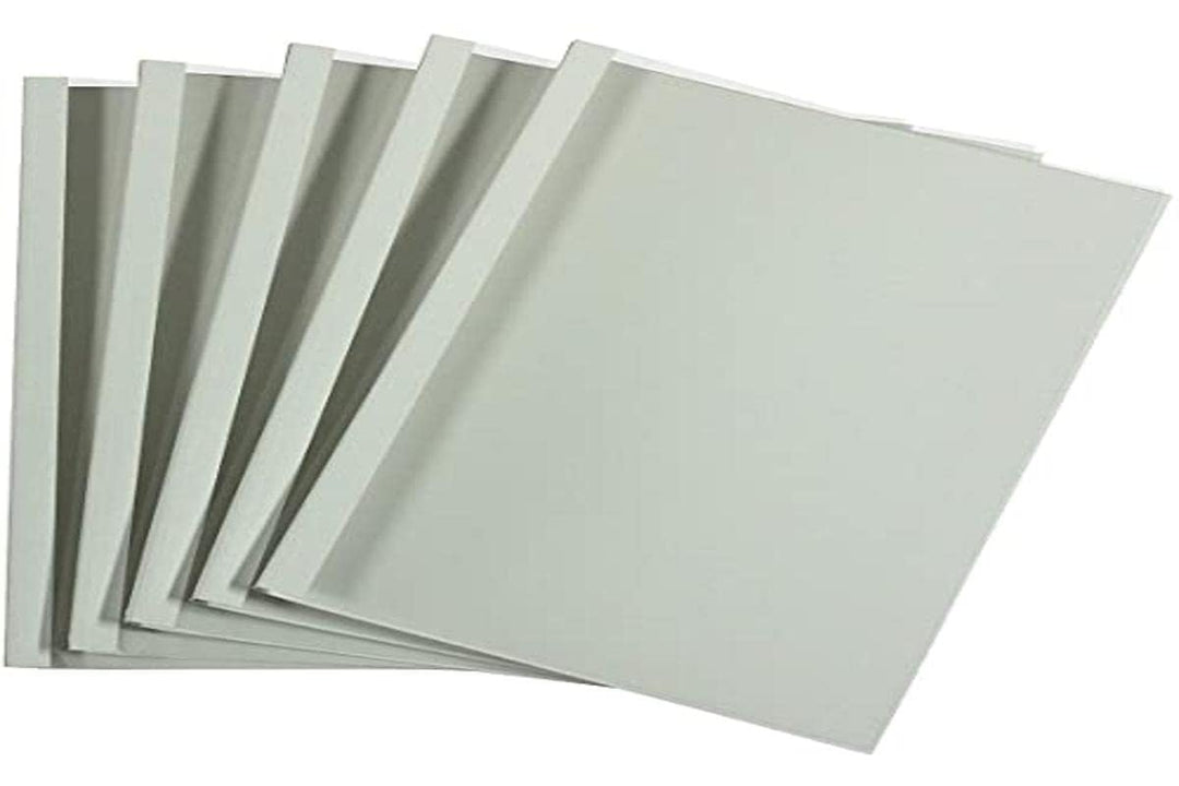 LMG LMG-BMWEISS-R1.5 Thermobindemappen Schlitzstanzung satin Vords. e Vorderseite 220g/m² 1.5 mm, 50