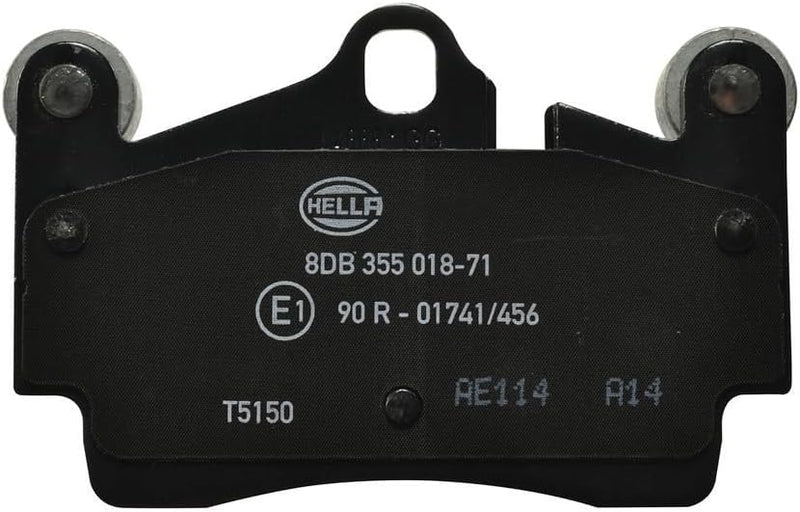 HELLA PAGID 8DB 355 018-711 Bremsbelagsatz - T5150 - Dicke/Stärke: 16.7mm - Bremssystem: Brembo - fü