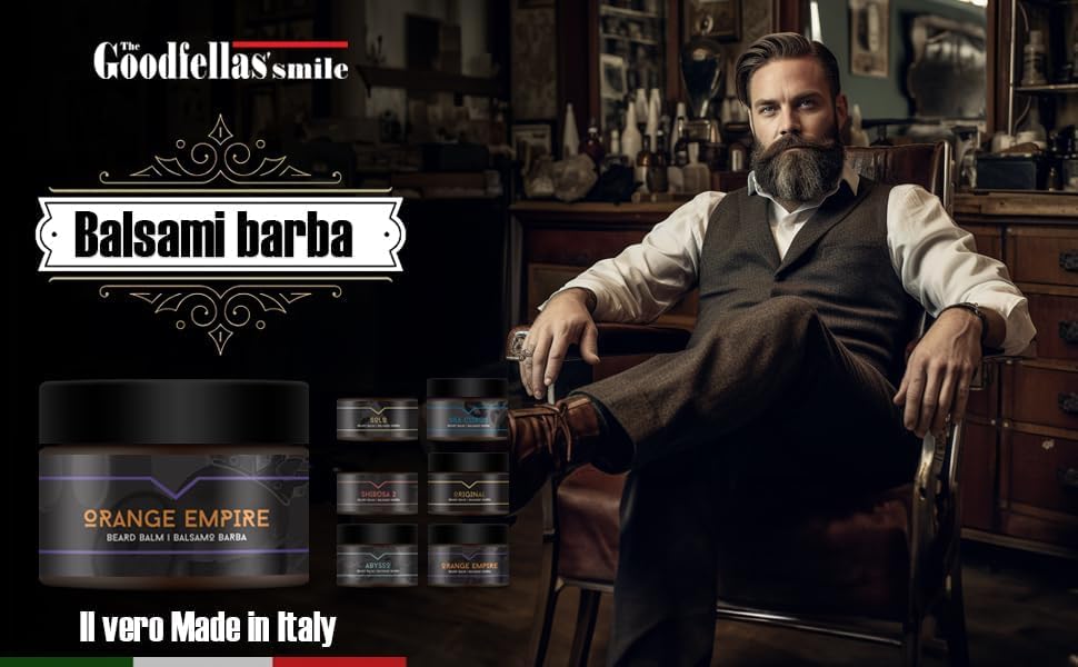 The Goodfellas' smile Balsamo Barba Air Conditioner 50 ml Empire Orange Zitronengras 1 ml (1er Pack)