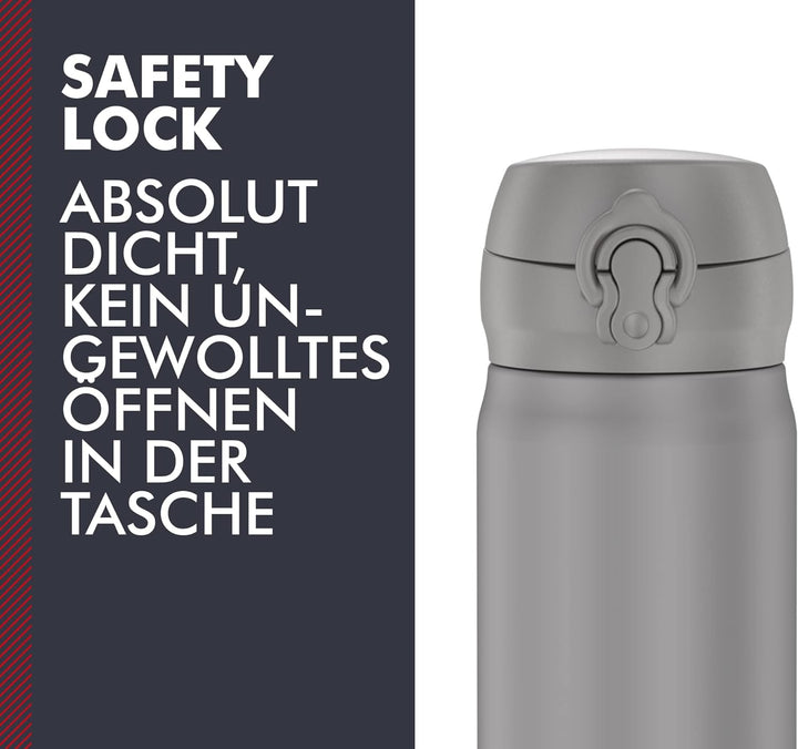 THERMOS ULTRALIGHT BOTTLE 0,50 l, moon rock mat, Thermosflasche aus Edelstahl, 10 heiss / 20 h kalt,