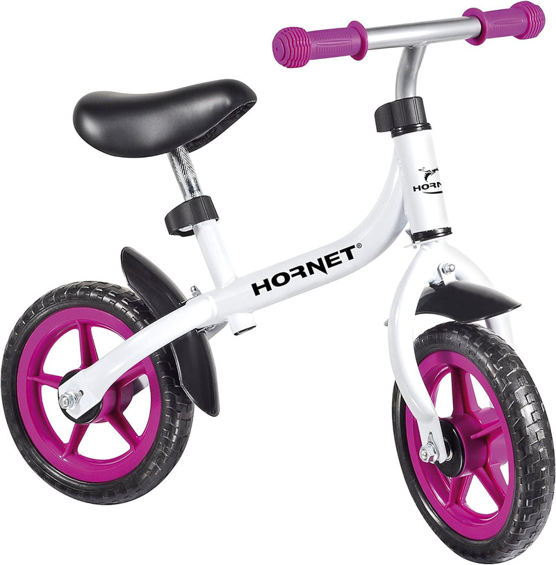 Hornet 10713 - Laufrad Bikey 3.0, Kinder-Laufrad, 10 Zoll, lila