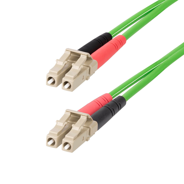 StarTech.com 2m LC zu LC (UPC) OM5 Multimode Glasfaserkabel, 50/125µm Duplex LOMMF Zipcord, 40G/100G