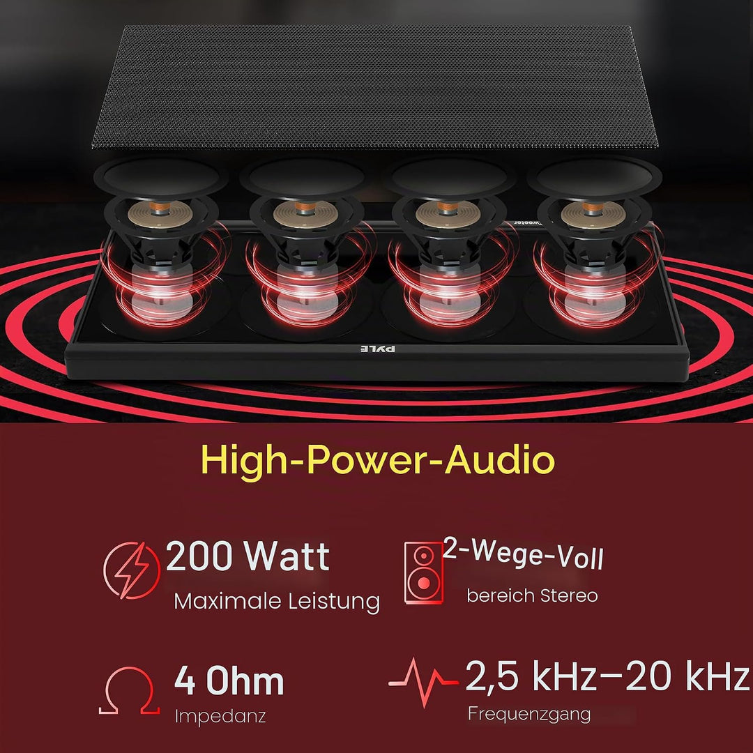 PYLE PLTWVS 6 Wege, 200 W Sunvisor Halterung Car Audio System Hochtöner