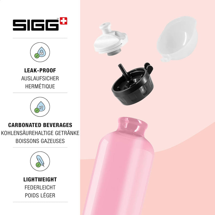 SIGG - Alu Trinkflasche Kinder - KBT - Auslaufsicher - Federleicht - BPA-frei - Klimaneutral Zertifi