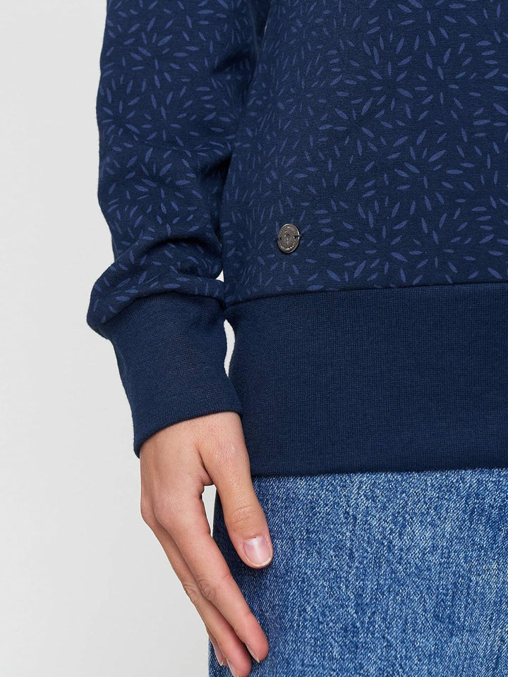 mazine Damen Moon Sweater - Navy/Printed - XL