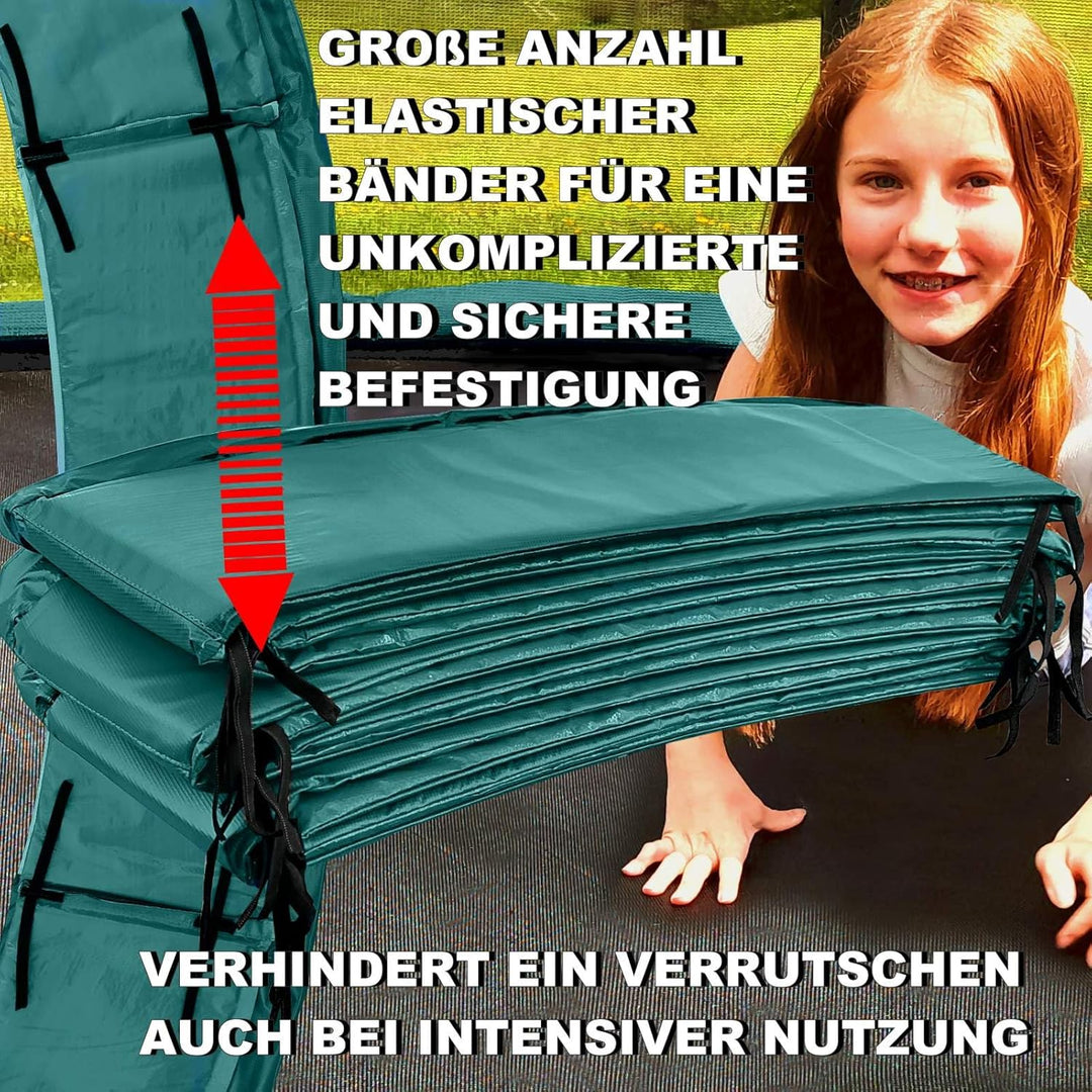 Baunsal® Trampolin Randabdeckung Ø 183 244 250 275 300 305 335 366 370 396 400 427 430 457 460 487 4