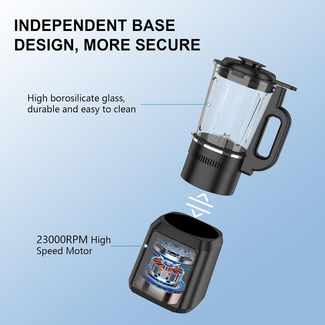 Nussmilchmaschine, 1650ml Pflanzenmilchbereiter mit Selbstreinigungsfunktion, 24 Stunden Smart Termi