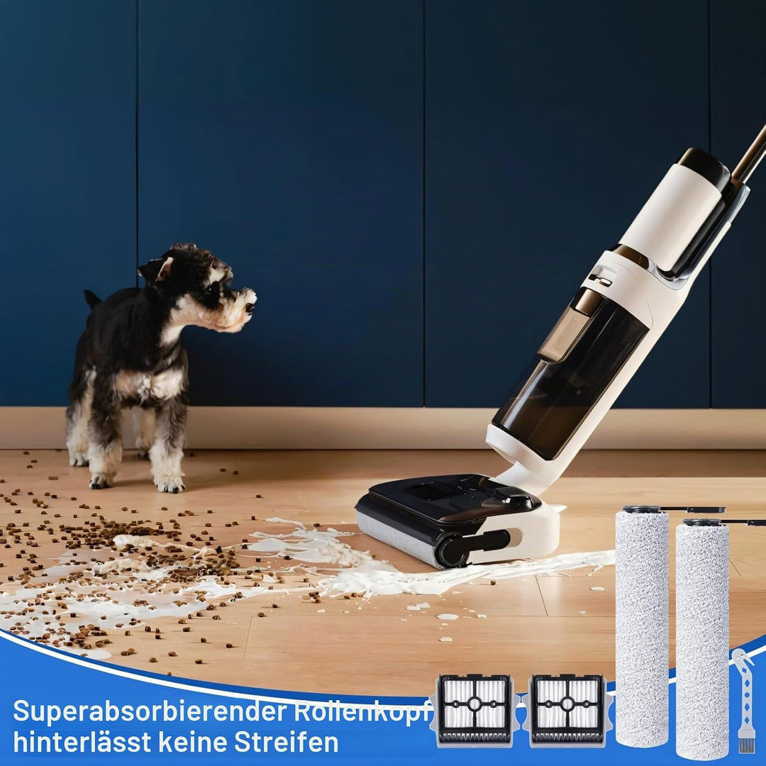 Ersatzbürstenrolle und HEPA-Filter Zubehör für Tineco Floor One Stretch S6/S7 Stretch Ultra/Switch S