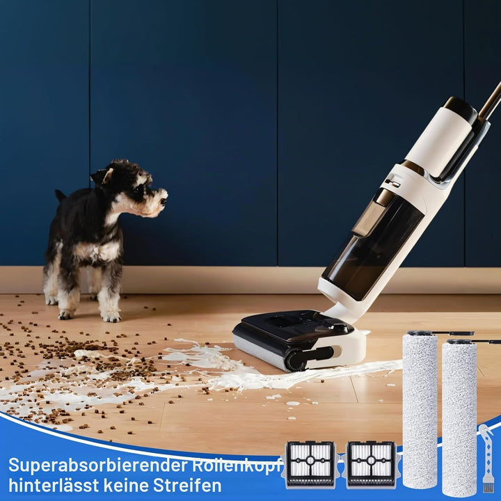 Ersatzbürstenrolle und HEPA-Filter Zubehör für Tineco Floor One Stretch S6/S7 Stretch Ultra/Switch S