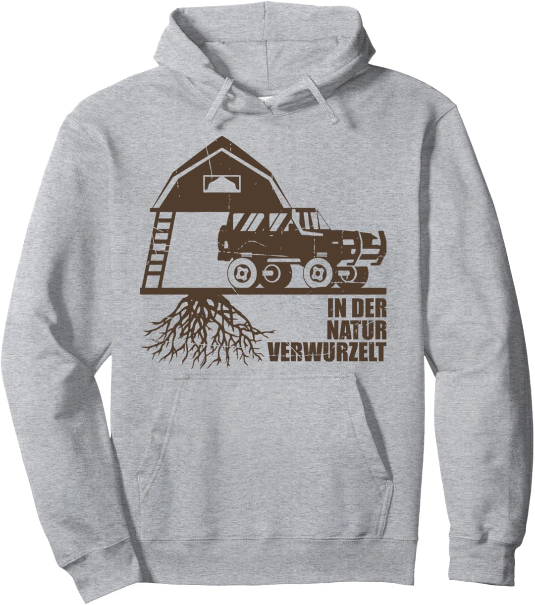 In der Natur Verwurzelt Dachzelt Camping Camper Pullover Hoodie