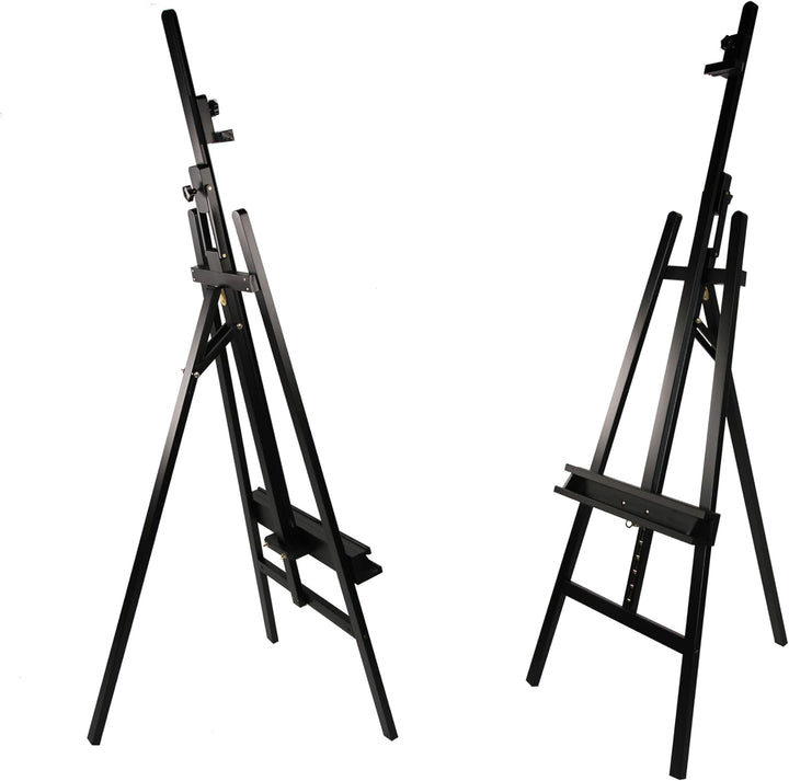 Paintersisters Akademie Staffelei ELBA, 66x230 cm klappbare Sitz- und Standstaffelei für Keilrahmen