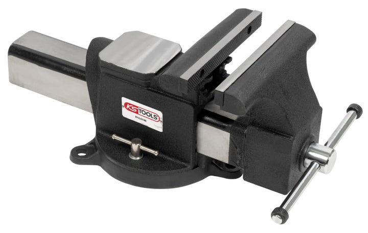 KS Tools 914.0148 Schraubstock mit Parallelbacken, 200 mm, weiss