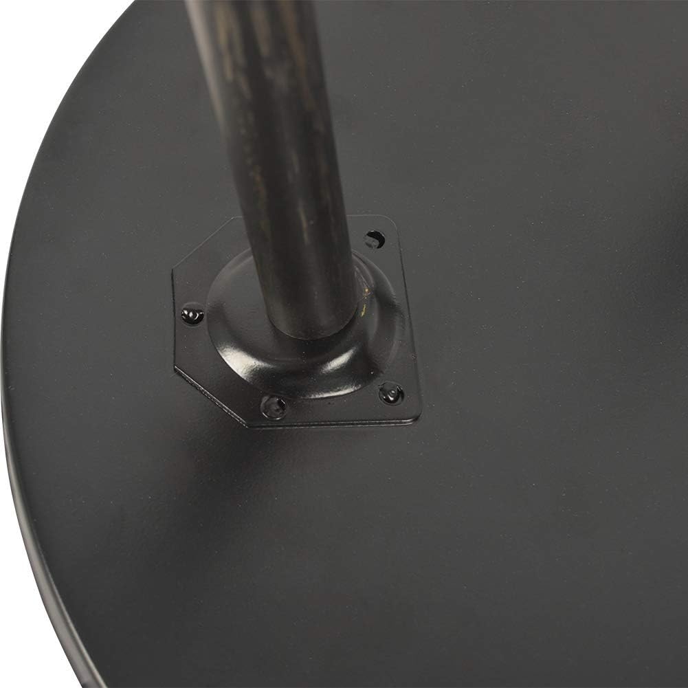 H JINHUI Beistelltisch aus Metall, 45 cm, für Wohnzimmer, rundes Sofaende, Couchtisch, Snack-Tisch,