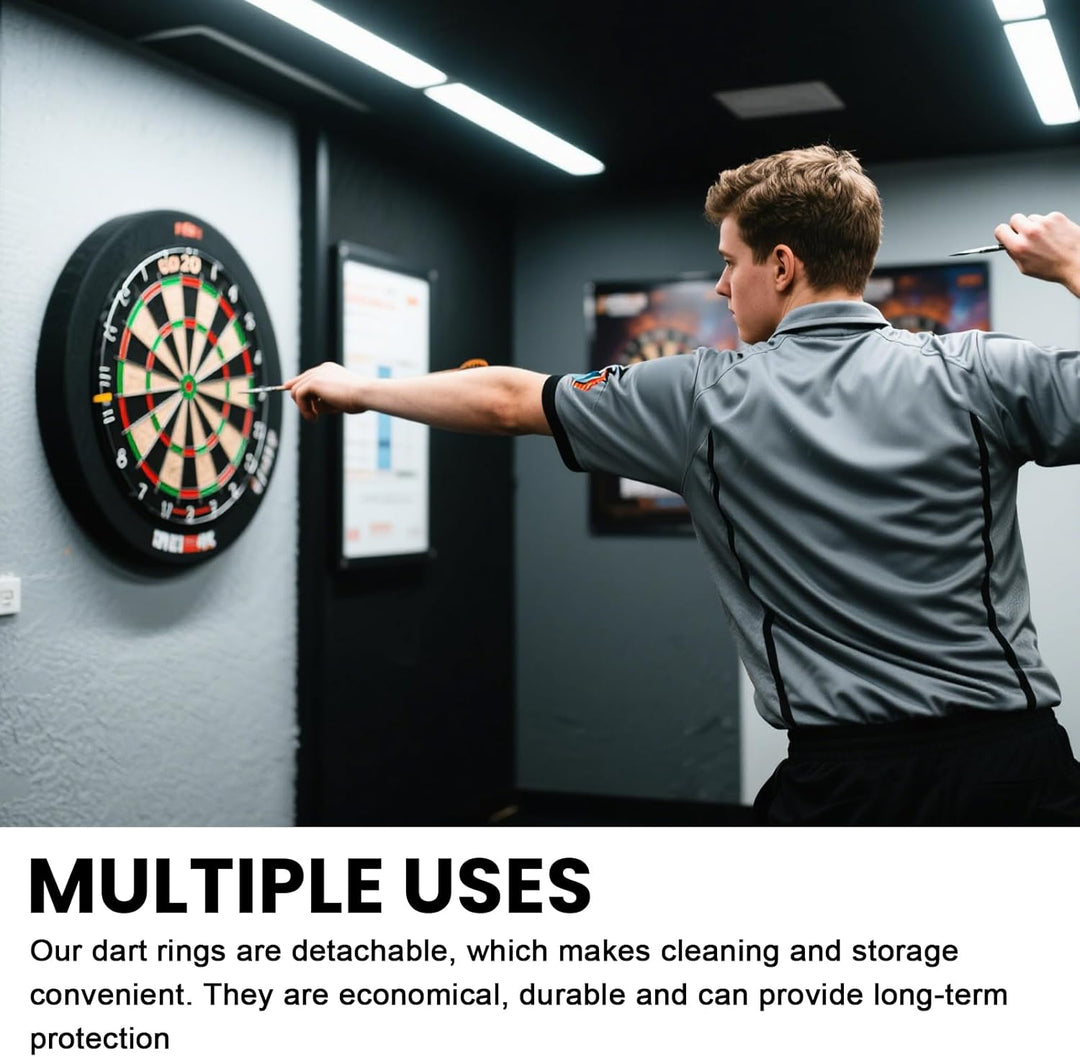 Dartboard Wandschutz: Selbstklebende Dartscheiben Umrandung, Faserplatte für Wandschutz, Dartboard-R