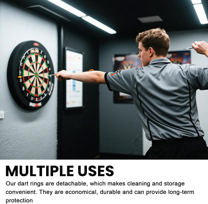 Dartboard Wandschutz: Selbstklebende Dartscheiben Umrandung, Faserplatte für Wandschutz, Dartboard-R