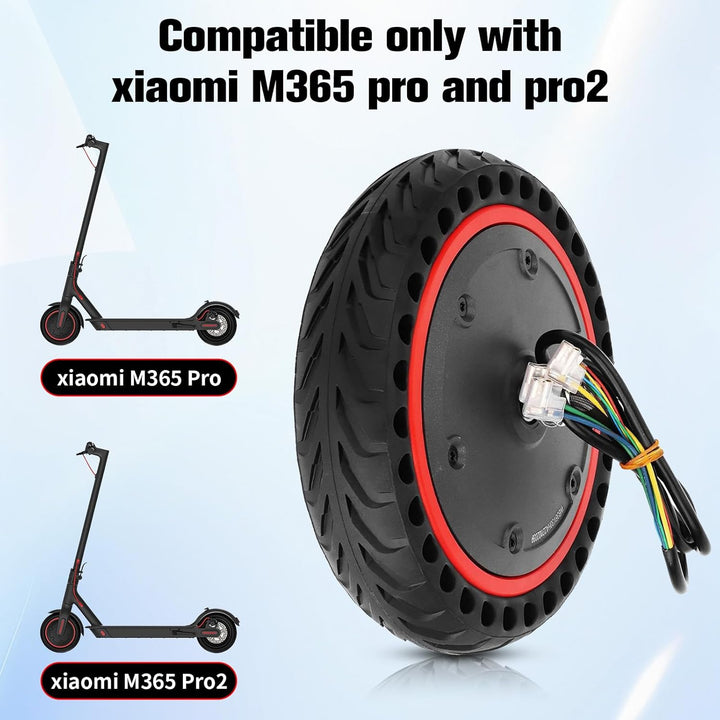 E Scooter Motor für Xiaomi M365 Pro Pro2, mit Vollgummireifen, 8.5 Zoll-Elektroroller Brushless-Radn