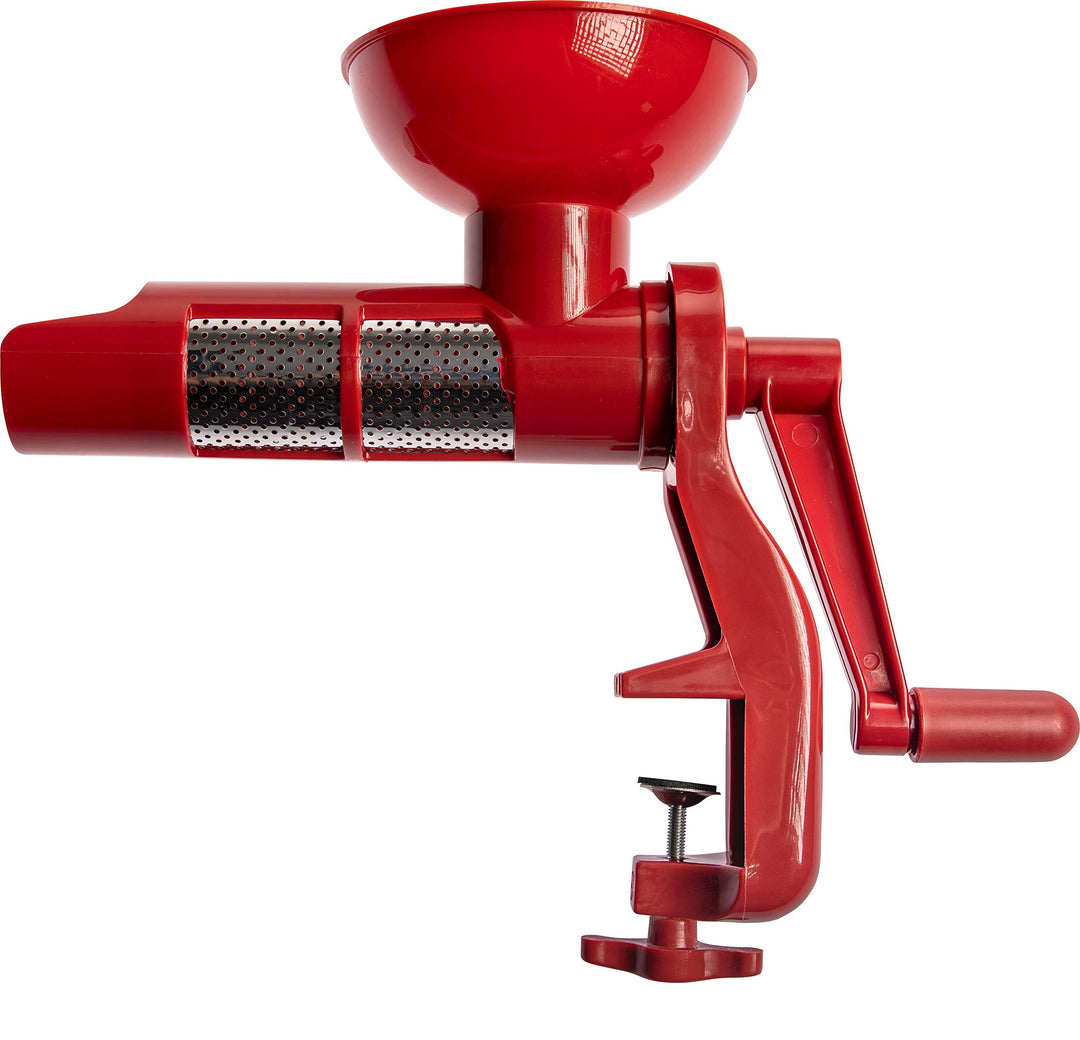 Browin 320301 Manuelle Passiermaschine, Speisensieb und Sossenmaschine für Tomaten, frisches Obst un