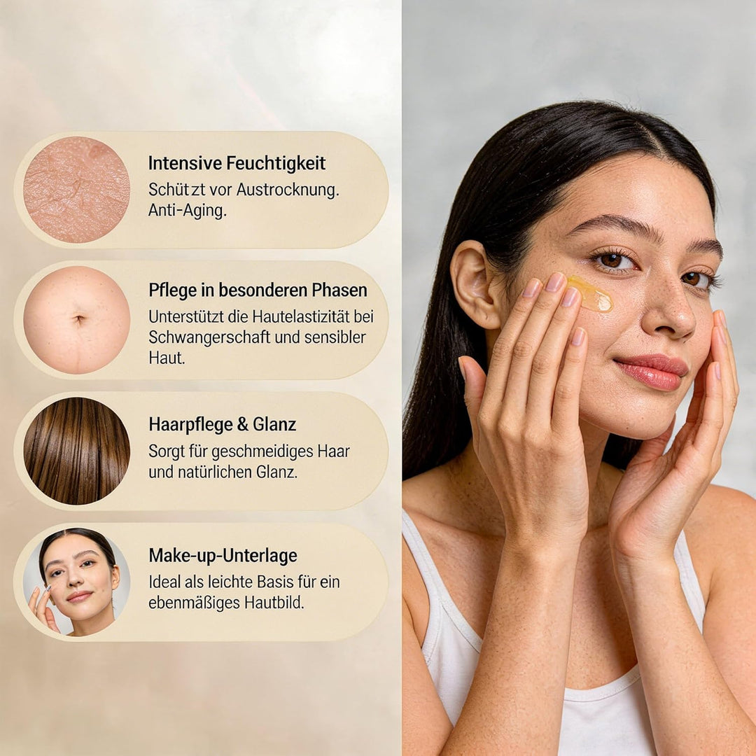 MAVE Molecular Oil: Anti-Aging & Intensiv Feuchtigkeitsspendende Hautpflege - Mit Arganöl, Teebaumöl
