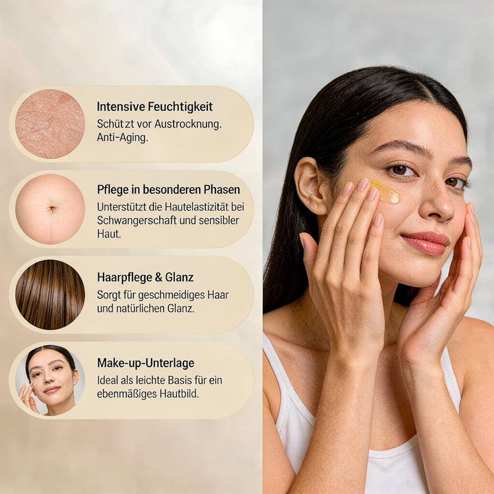 MAVE Molecular Oil: Anti-Aging & Intensiv Feuchtigkeitsspendende Hautpflege - Mit Arganöl, Teebaumöl