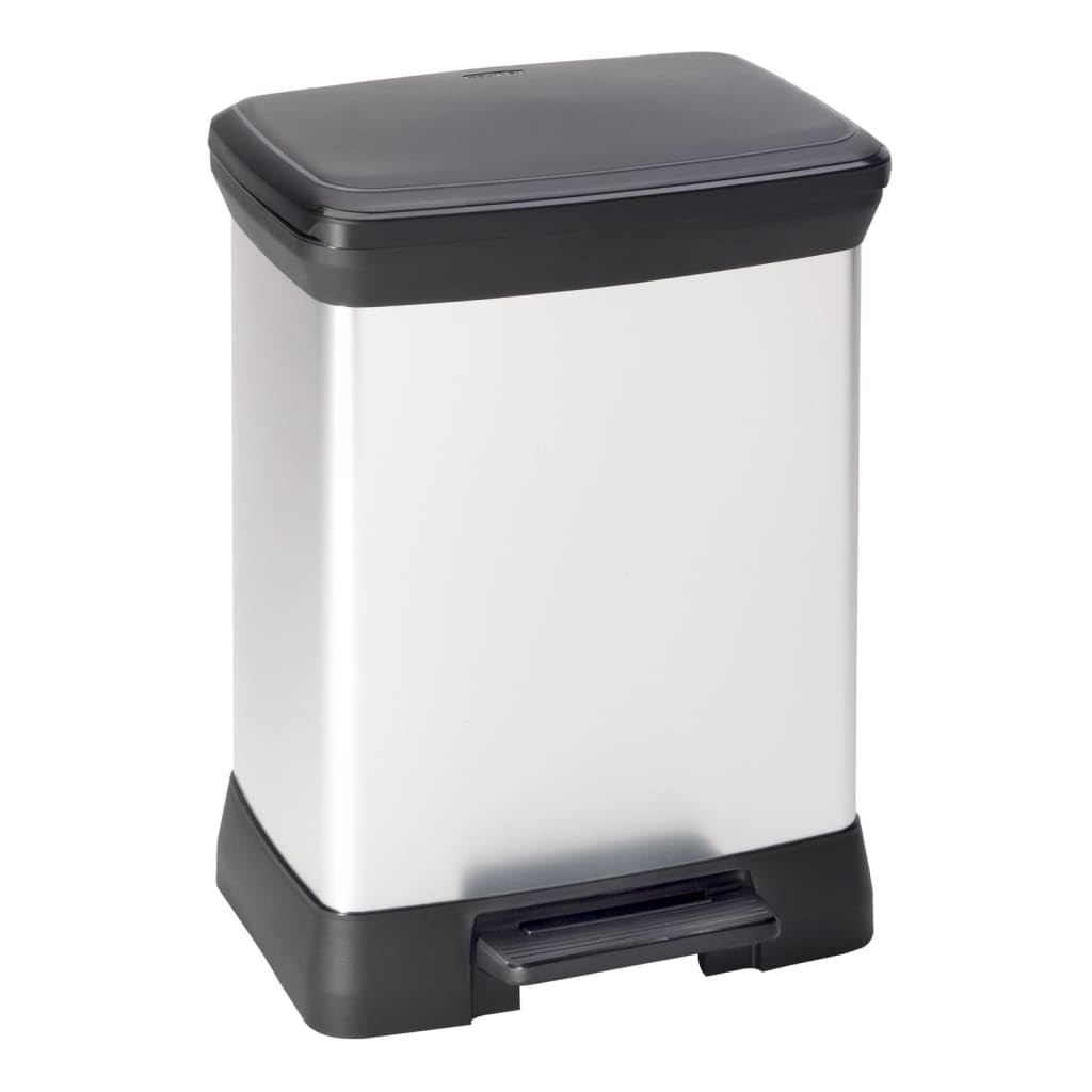 CURVER Abfalleimer, Silber, 30 L