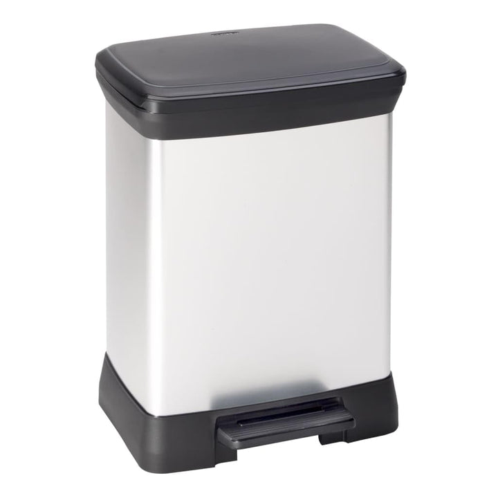 CURVER Abfalleimer, Silber, 30 L