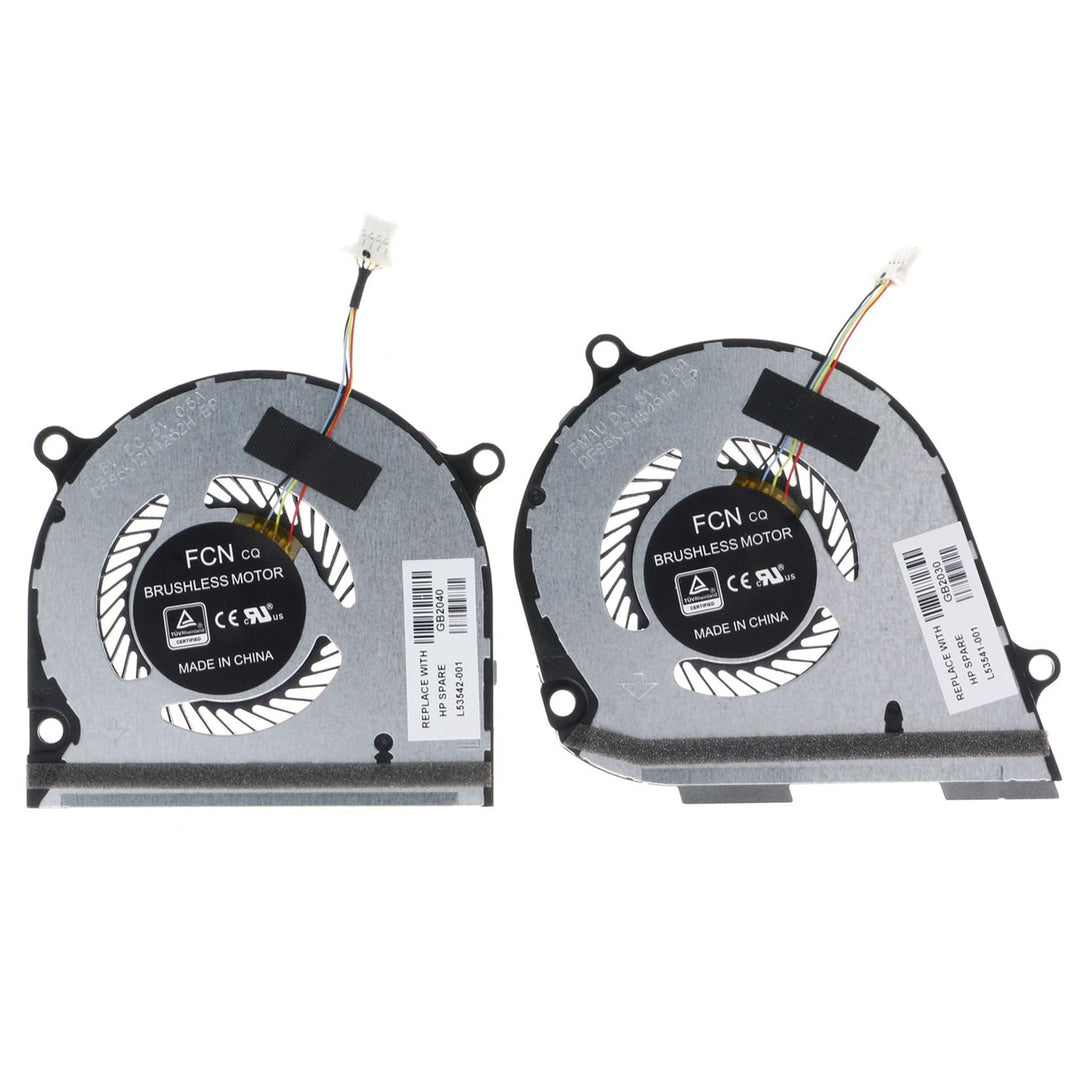 CPU- und GPU-Lüfter für HP Envy X360 15-DS 15-DR 15M-DS 15M-DS0011DX L53542-001 L53541-001 L53867-00