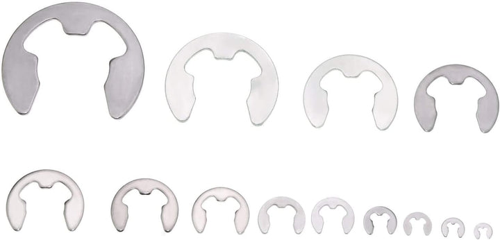 E-clip Sicherungsring, E-Clip Externe Haltering Edelstahl Snap Intern Sicherungsring E Clip Sprengri
