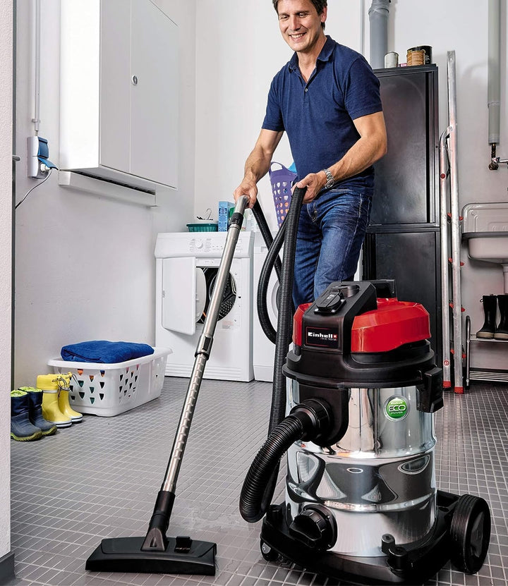 Einhell Nass-Trockensauger TE-VC 1925 SA (ECO-Technologie, 800 W, 25 L, Blasanschluss, Fehlluftregle