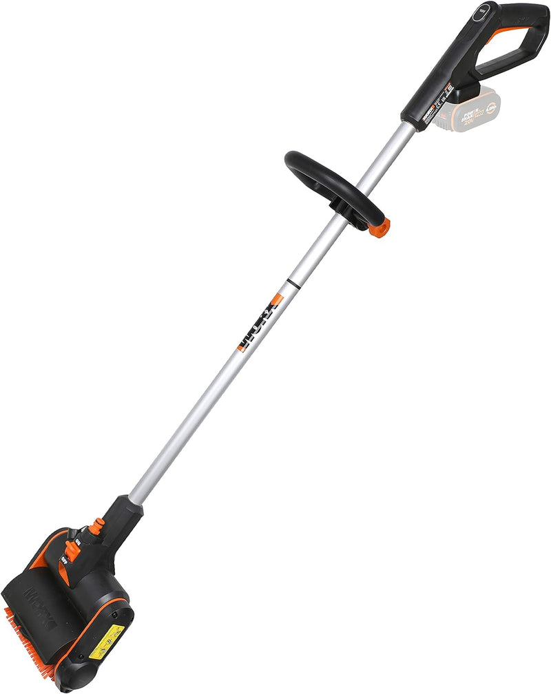 WORX WG441E.9 Akku-Multi-Bürste 20V & WA0293 Harte Strahldraht Fugenbürste für Akku-Oberflächenreini