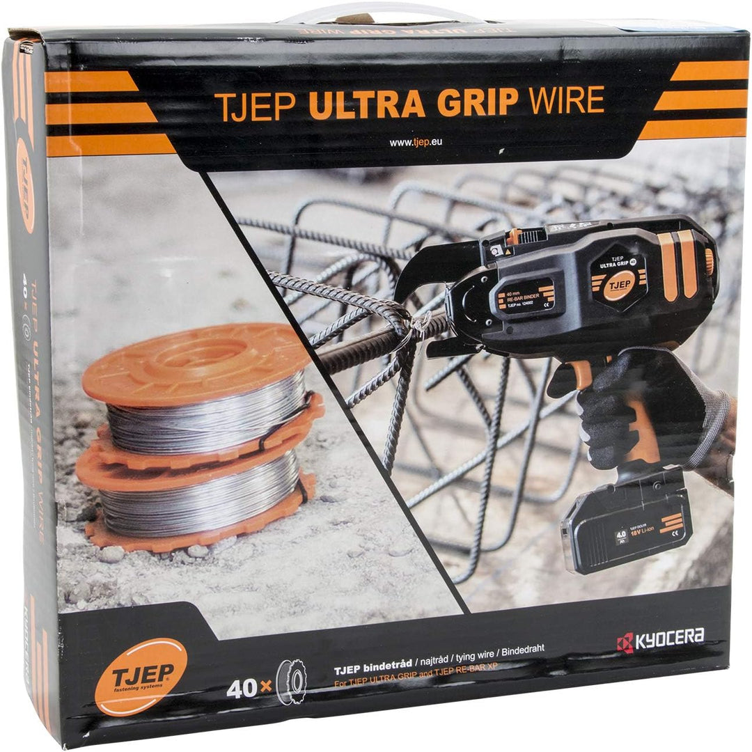 40 Rollen Bindedraht TJEP Draht ULTRA GRIP 25, 40, 58 u. RE-BAR XP 25, XP 40