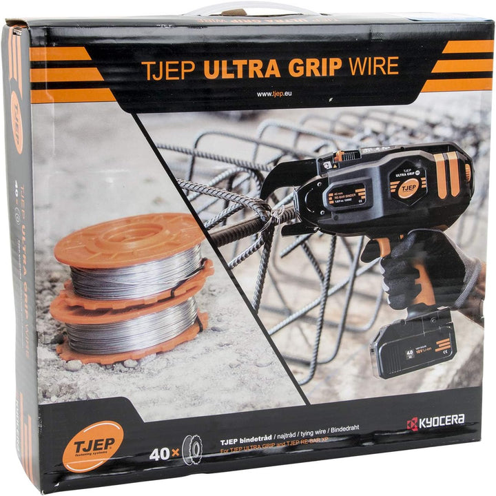40 Rollen Bindedraht TJEP Draht ULTRA GRIP 25, 40, 58 u. RE-BAR XP 25, XP 40