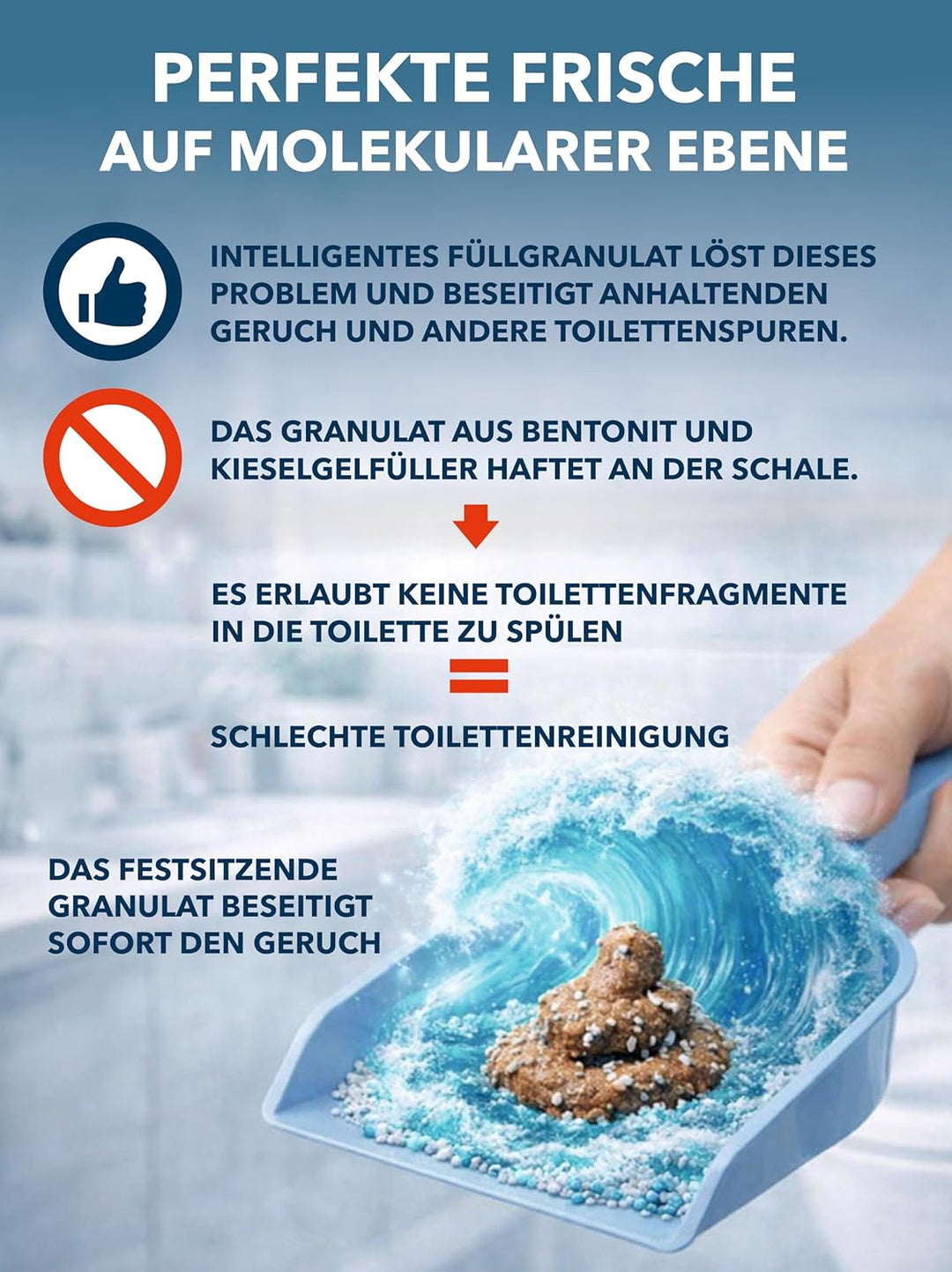 Tofu Katzenstreu | Antibakterielle, spülbare und Geruchshemmende | Katzenstreu staubfrei auf Pflanze