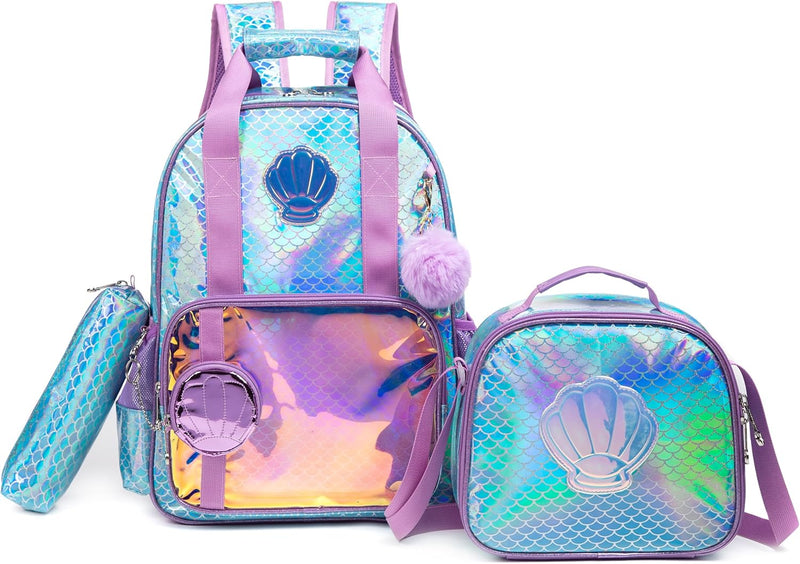 HTgroce Schulrucksack Mädchen Teenager Schultasche Schulranzen Set Rucksack für Mädchen Schule Freiz