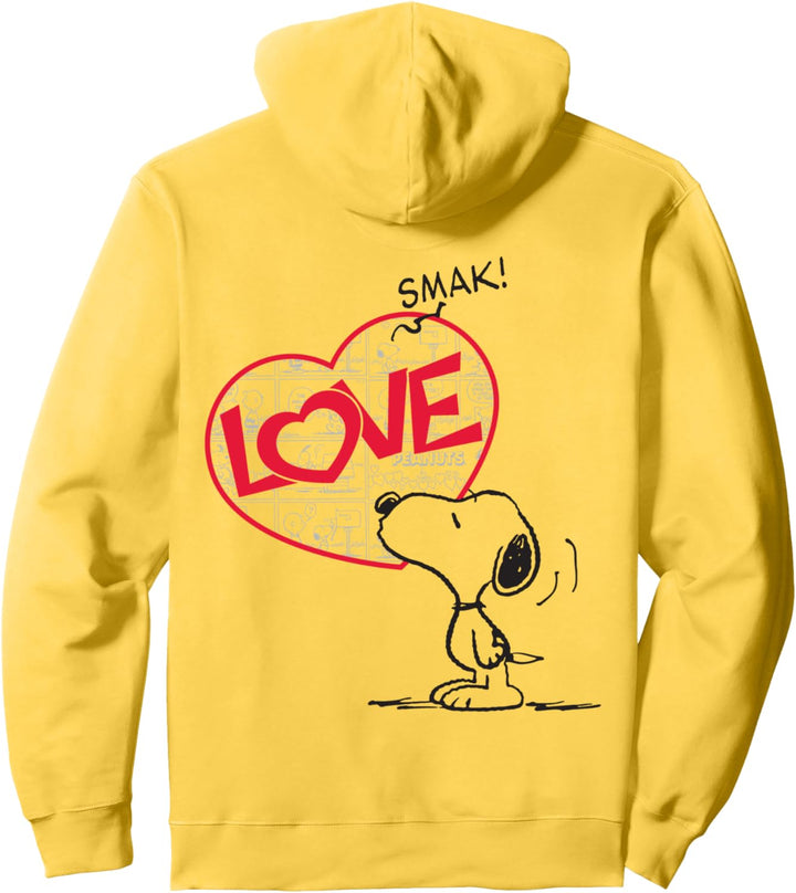 Peanuts Snoopy Comic Love Smak Pullover Hoodie