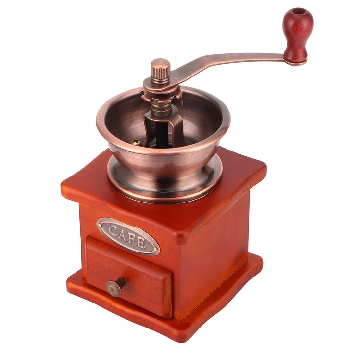 01 Manuelle Kaffeemühle, Mini-Kaffeebohnenmühle aus Keramik, Edelstahl oder Kunststoff für die Küche