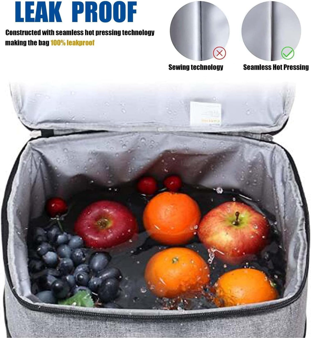 HEQUN 23L Kühlrucksack Thermo Rucksack Picknickrucksack Kühltasche Gross Isoliert Cooler Bag Perfekt