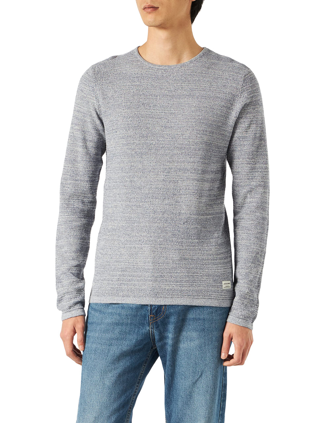 JACK & JONES Herren Jjtheo Knit Crew Neck Strickpullover S Grisaille, S Grisaille