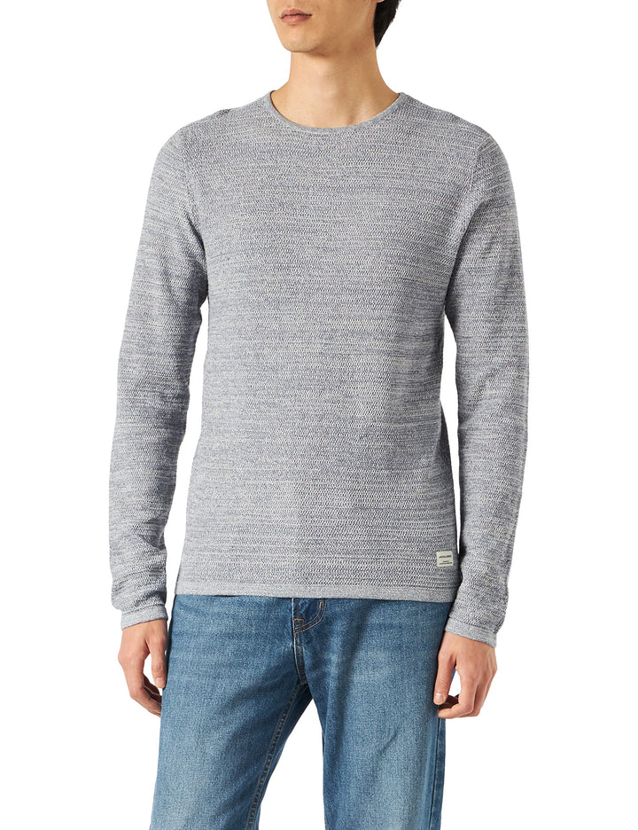 JACK & JONES Herren Jjtheo Knit Crew Neck Strickpullover S Grisaille, S Grisaille
