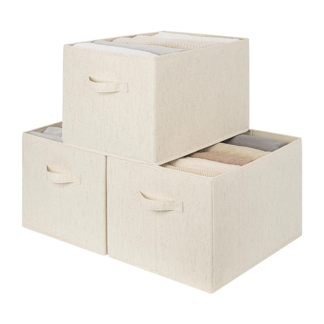 StorageWorks extra grosse Körbe Aufbewahrung, Stoffboxen Aufbewahrung für Regale, Spielzeug, Aufbewa