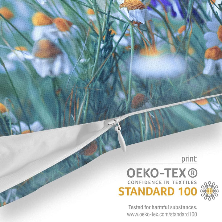 VOID Frühlingswiese Schmetterling Kissenbezug Kissenhülle Sofakissen Kissen Deko Outdoor-Kissen Deko
