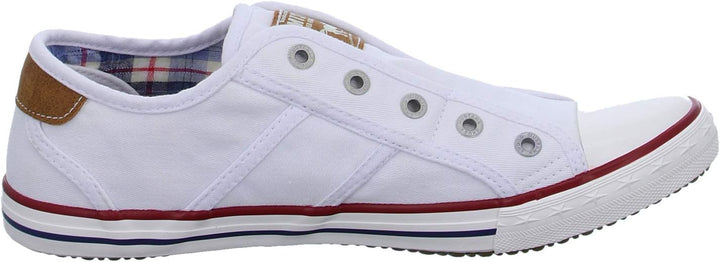 MUSTANG Herren Stiefel Sneaker 43 EU Weiss, 43 EU Wei&#xDF;
