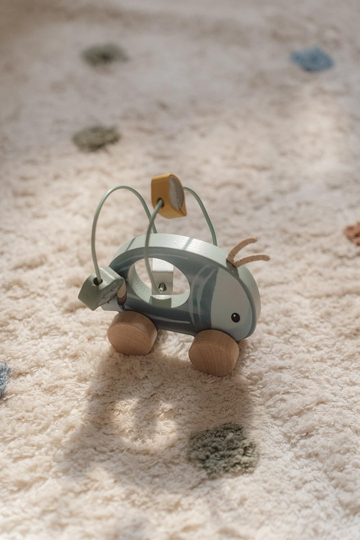 Little Dutch Geschenkset Holz-Spielzeug 3-teilig für Baby Kleinkind Junge blau - Forest Friends