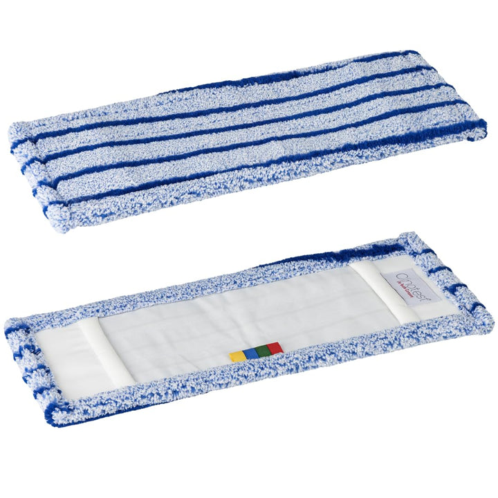 Clinotest Wischmopp Runner Blue DB-FC 2.0 Wischbezug 40 cm – Profi-Moppbezug mit Microfaser & PA-Lei