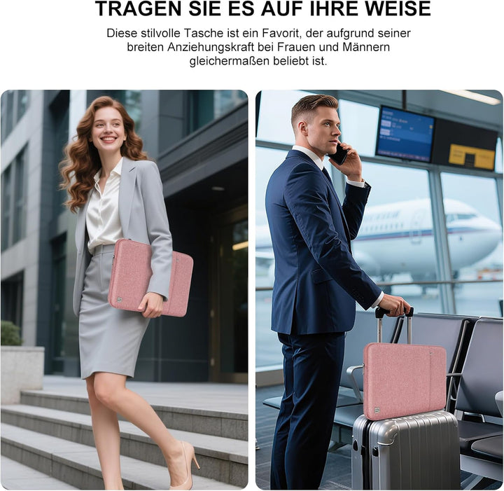 DOMISO 17 Zoll Wasserdicht Laptop Sleeve Case Notebook Hülle Schutzhülle Tasche Laptoptasche Schutza