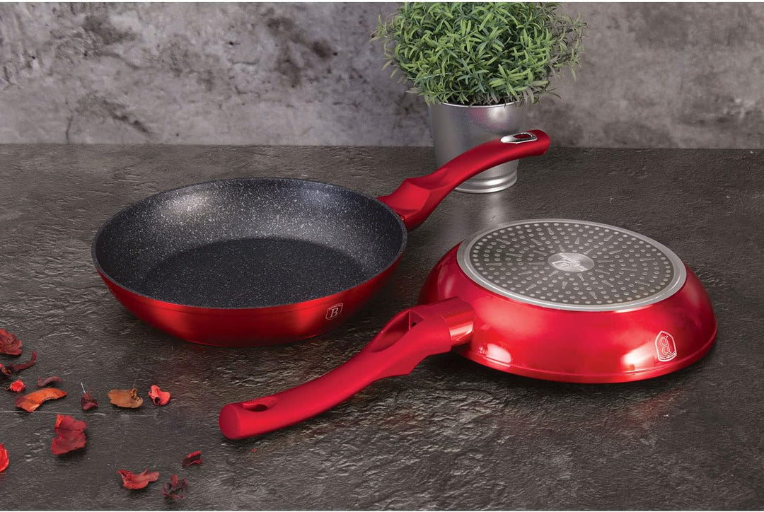 B BERLINGER HAUS BERLINGERHAUS PROFESSIONAL PRECISION Burgundy 2er-Set Bratpfannen Induktion 22-26 c