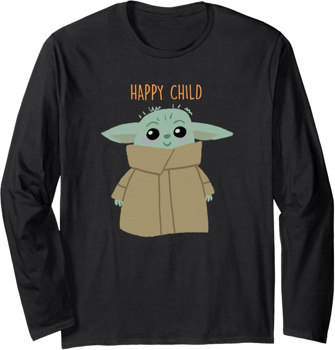 Star Wars The Mandalorian Happy Child Langarmshirt
