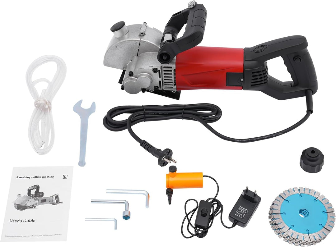 Mauernutfräse, 3500 W, Wandschlitzmaschine, Fräsmaschine, Wandfräse, Nut, elektrische Fräsmaschine,