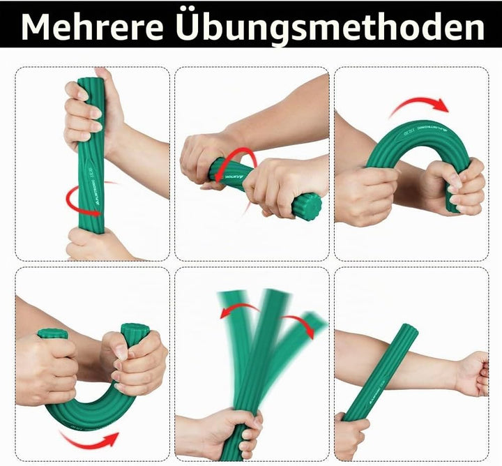flintronic Handgelenk Trainer, 5LB 10LB 15LB 25LB, Handtrainer, Fitness Resistance Bar for Golfers E