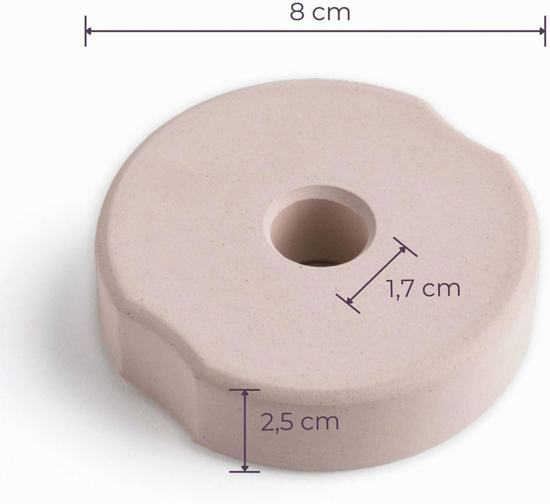 Beschwerungsstein 8 cm/ - 4 STÜCK - für Bügelglas/Sauerkraut herstellen/Kimchi und Gemüse Fermentier